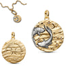 Silver Lucky The Twelve Zodiac Signs Golden Disc Pendant Necklace For Women Jewelry Birthday Gift - Image 26