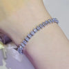 Roman Crystal Geometric Chain Bracelets for Women Goth Full Rhinestone Marquise Charm Tennis Bracelet Wed Jewelry - Image 6