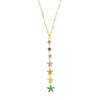 Sparking Sexy Star Charm Y Shape Long Necklace For Women Gold Color Plated Lariat Tiny Chain Wedding Jewelry - Image 16