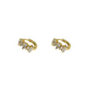 Silver Color Rectangle Zircon Round Hoop Earrings for Women Jewelry Light Accessories - Image 5