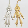 Retro Clown Swan Pendant Sweater Necklace Rhinestone Inlaid Minimalist Metal Collar Choker Women's Accessories - Image 4
