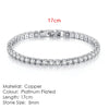 Dazzling Tennis Bracelet For Women Men 4/5mm Shiny Zircon Iced Out Chain Crystal Couple Men's Women's Bracelet Jewelry - Image 19