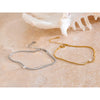 Layered Chain Imitation Pearl Chic Anklet Gold Platinum Plated Australia Summer Jewelry Gift - Image 2