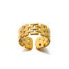 316L Stainless Steel Rings for Women Gold Color Classic rings wedding couple rings Jewelry - Image 8
