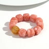Acrylic Geometric Bead Bracelet with Elastic Stretch Fit - Image 20