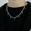 Stainless Steel Punk Aesthetic Stud Necklace Men Choker Cool Hip Hop Women Rivet Pendant Necklace Gothic Jewelry Gifts - Image 5
