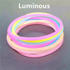 10pcs Black Silicone Bracelets Punk Rock Rubber Band Hip Hop Wristbands Elastic Hairbands Ponytail Scrunchie Bangle Accessories - Image 22