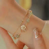 Colorful Beaded Orchid Pendant Bracelets for Women Girls Crystal Handmade Beads Bracelets Aesthetic Jewelry Gifts - Image 11
