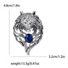 Rhinestone Tiger Head Brooches for Women Unisex Pearl Bear Pins Wolf Lapel Pins Banquet Party Backpack Gifts Jewelry Accessories - Image 27
