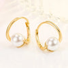 Silver Earrings Twisted Pearl Earrings Ladies Simple Birthday Party Wedding Anniversary Jewelry Gift - Image 5