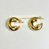Geometric Irregular Thick Metal Round Earring Simple Chunky Hollow Hoop Earrings for Women Minimalist Jewelry Gift - Image 9
