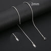 Hiyee Chain Necklace Mix And Match For Women Men Stainless Steel Snake Twist Long Collar High Polished - Image 10