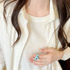Colorful Horse Pendant Long Necklace for Women's Adjustable Sweater Chain Jewelry Accessory - Image 5