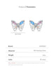MODIAN 925 Sterling Silver Rainbow Colorful Zirconia Stud Earrings Luxury Hollow Butterfly Fine Jewelry For Women Christmas Gift