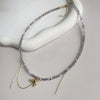 Multilayer Tassel Chain Necklace with Imitation Pearl Details - Image 9