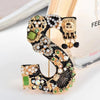 1 Piece Rhinestone Alphabet Women's Ladies Brooch, Novelty Elegant Beautiful Versatile Charming - Image 11