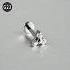 1PC Titanium Zircon Flower Rook Helix Stud Tragus Cartilage Earring Lobe Labret Piercing Jewelry 16G - Image 8
