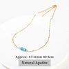 JD Handmade Boho Necklace Amethyst Faceted Bead Pendant Necklace For Women Classic Stainless Steel Couple Gifts - Image 7