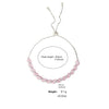 Shiny Pink Marquise Leaf Zircon Adjustable Charm Bracelet for Women Wedding Engagement Jewelry Colors - Image 6