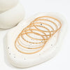 6Pcs/Set Simple Gold Color Multilayer Bracelets Set For Women Twist Smooth Surface Bangle Jewelry Party Gift - Image 4