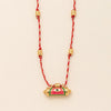 Double-Sided Eye Pendant Necklace with Woven Cord in Three Colors - Image 7