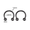 2Pcs Stainless Steel Crystal CZ Tragus Piercing Helix Studs Earrings For Women Girls Hoop Nose Ring Body Piercing Jewelry - Image 13