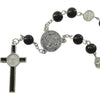 Handmade Necklace Ladies Imitation Vintage Style Pearl Rosary Beads With Cross Pendant Jewelry - Image 4