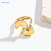 Stainless Steel Minimalism Smooth Ball Rings Gold Color Chunky Dome Ring For Women Men Statement Jewelry Party Gifts - Image 13
