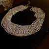 Colorful Crystal Chokers Necklaces for Women Multilayer Gold Color Chain Rhinestone Necklaces Statements Jewelry - Image 5