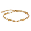 Stainless Steel Heart Handmade Chain Bracelet Bangle Daily Charm Wrist Jewelry - Image 8