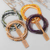 4 mm Faceted Bead Bracelet in Multiple Color and Length Options - Image 25