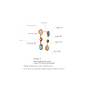 Geometric Drop Earrings with Stainless Steel Posts in Gold-Tone or Silver-Tone - Image 5