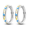 Silver Beetle Daisy Insect Flower Earrings Silver Hoop Earrings For Women Jewelry Party Gifts - Image 15