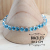 Bridal Women Blue Zircon Jewelry Sets Silver Women Wedding Jewelry Charms Rings Bracelets Earrings Set Pendant Necklace - Image 3