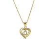 A-Z English Letter Initial Necklace Gold Plated Necklace Micro Setting Zircon Heart Necklace for Women - Image 29