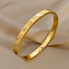 Starfish Shell Seahorse Carved Stainless Steel Cuff Bangles Bracelets Retro Rhinestone Wristband Jewelry Women's - Image 1
