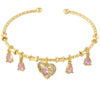 Candy Color Charm Bracelet with Adjustable Open Bangle - Image 12