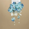 Boho Blue Flower Long Tassel Earrings For Women Exaggerated Cloth Petal Earrings Vacation Party Lady Jewelry Accessories - Image 1