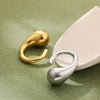 Vintage Stainless Steel Rings for Women Punk Chunky Irregular Smooth Adjustable Open Ring Jewelry Weddings Gifts - Image 29