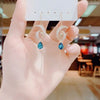 Korean Zircon Water Drop Earrings for Women Shiny Crystal Long Pendant Dangle Earring Wedding Party Jewelry Gifts - Image 15
