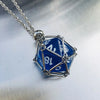 Metal Net Cage Crystal Necklace Stainless Steel Stone Holder Necklace Dice Crystal Pendant Necklace Jewelry for Women Men - Image 8