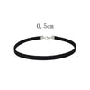 Gothic Black Velvet Choker Necklace Adjustable Rope Women Girl Kpop Jewelry Accessories for Party Gift - Image 9