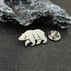 Metal costume brooch. Golden polar bear stainless steel brooch, used as a chest badge pin, as a carrying case decoration - Image 3