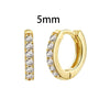 Chain Hoop Piercing Earring with Square and Waterdrop Details - Image 19