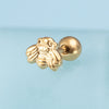 1pc Stainless Steel Cartilage Tragus Helix Piercing Earrings for Women Men Punk Snake Bee Spider Moon Star Stud Earring 18G - Image 8