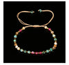 Braided Bead Bracelet with Adjustable Cord in Turquoise-Tone - Image 12