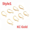 20pcs 15x10mm Silver Plated Bronze Rose Gold 6 Colors Earring Hooks Wire Settings Base Settings - Image 14