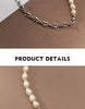 Modian 925 Sterling Silver Baroque Pearl Bracelet Chain Link For Women Irregular Design Fine Female Jewelry Gifts