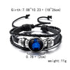 12 Constellation Zodiac Sign Charm Luminous Bracelets Men Women Vintage Multilayer Wrap Leather Bracelet Bangle Birthday Gift - Image 2