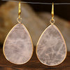 Stone Water Drop Dangle Earrings Bohemian Women's Delicate Banquet Party Holiday Handmade Jewelry - Image 9